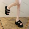Women's Platform Sandals 2025 Summer Non Slip Outdoor Breathable Height Increase Slippers Comfortable Fashion Beach Casual Shoes