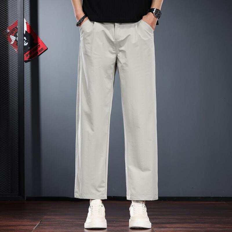 Men s Quick-Dry Straight-Leg Casual Pants S