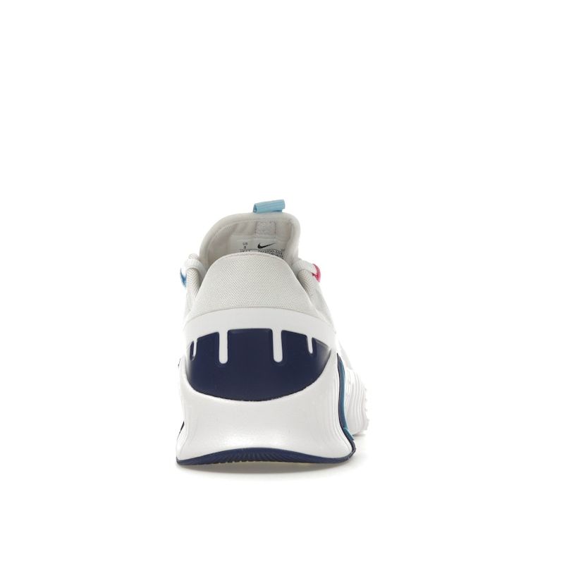 Nike Free Metcon 5 White Aquarius Blue Women Sneakers Fierce-Pink Deep-Royal-Blue DV3950-103
