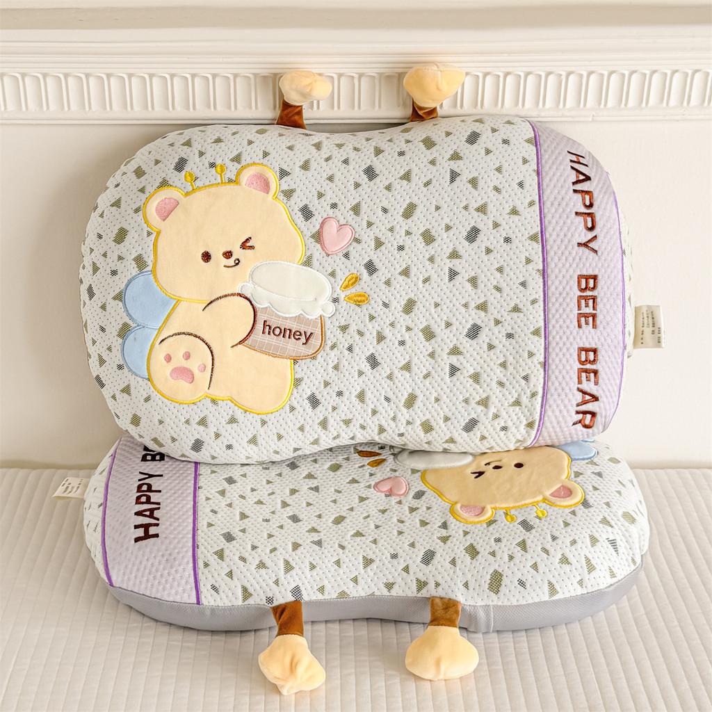Cartoon Sheep Memory Foam Pillow With Embroidery For Kids And Adults Sleep Comfort