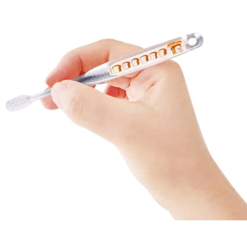 Skater Toothbrush for Kindergarteners 3-5 Years Old Soft Clear 3 Pieces Bread Thief TBCR5T-A