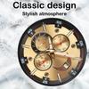 Men's Quartz Wooden Watch with Luminous Multifunctional Large Dial