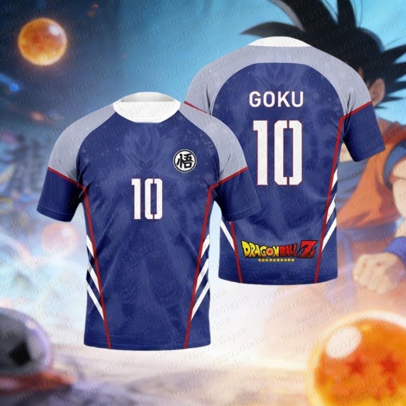 2026 Summer Dragon Ball Goku Vegeta Men's Football Jersey Cosplay