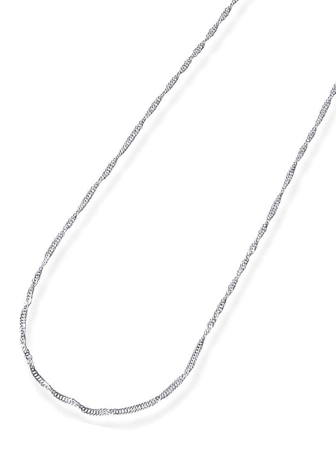 

and Me Jewelry Чиста платина Pt999 Ланцюжок для намиста Гвинт 42 см Сертифікація [Ви Коробка] (Знак монетного двору) [Ювелірні вироби] [Подарункова упаковка] срібний
