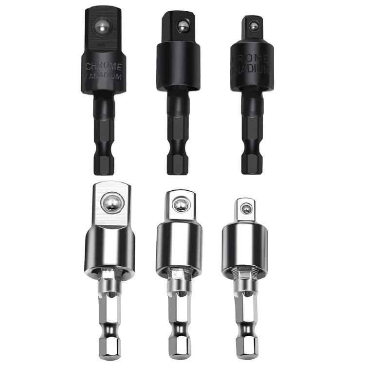 3Piece/Set 360 Degree Rotating Drill Socket for Improved Work Efficiency In Various Repair Task Efficient Screw Handling