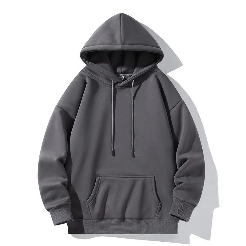 Unisex Autumn/Winter Silver Fox Velvet Hooded Sweatshirt: Trendy Streetwear Outerwear