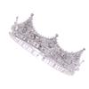 Pearl Bridal Tiara Crown Rhinestone Pageant Prom Headpiece Vintage Baroque Crown  Prom Party