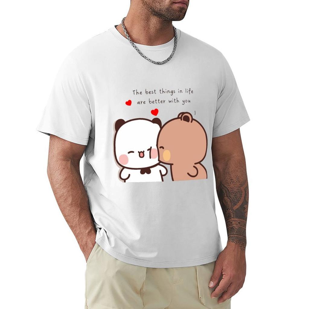 The Best Things In Life Are Better With You Bubu And Dudu 2023 Tshirt Basic Solid Tee For Daily Use