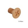 Wall Hooks Wood Clothes Coat Hook Screw Design Key Holder Hooks For Hanging Beech Wood Hat Clothes Rack Nordic Home Accessories