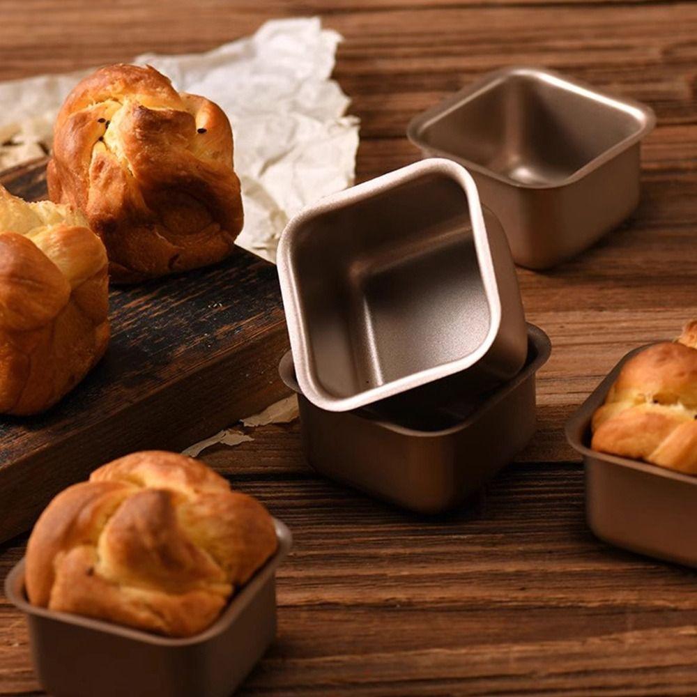 Square Cake Mould 3pcs/set Mousse Cup New Bread Toast Mould Kicthen