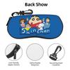 Anime C-Crayon S-Shin C-Chan Sunglasses Soft Case Neoprene Zipper Shell Eyeglass Case Protective Box For Glasses