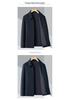 Men's Wool Cashmere Executive Jacket: Business Casual Lapel Coat for Middle-Aged Trends