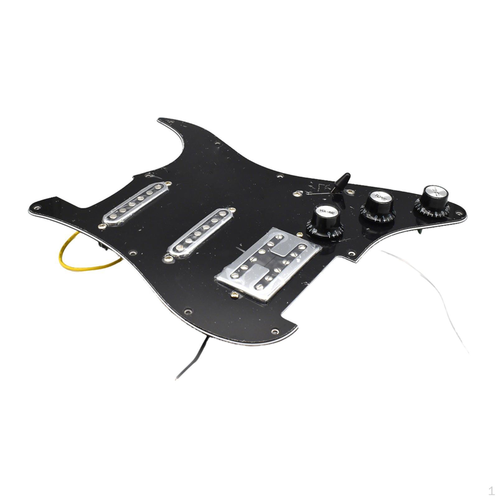 

SSH Электрогитара Пикгард Аксессуары для музыкальных инструментов Запасная часть Препроводной Скрэтчплейт чёрный