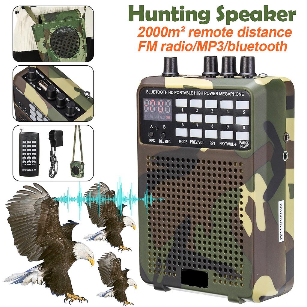 58W Richiami per Richiami da Caccia Altoparlante MP3 Kit Telecomando Giocatore Wireless Portatile Richiamatore Elettronico per Uccelli