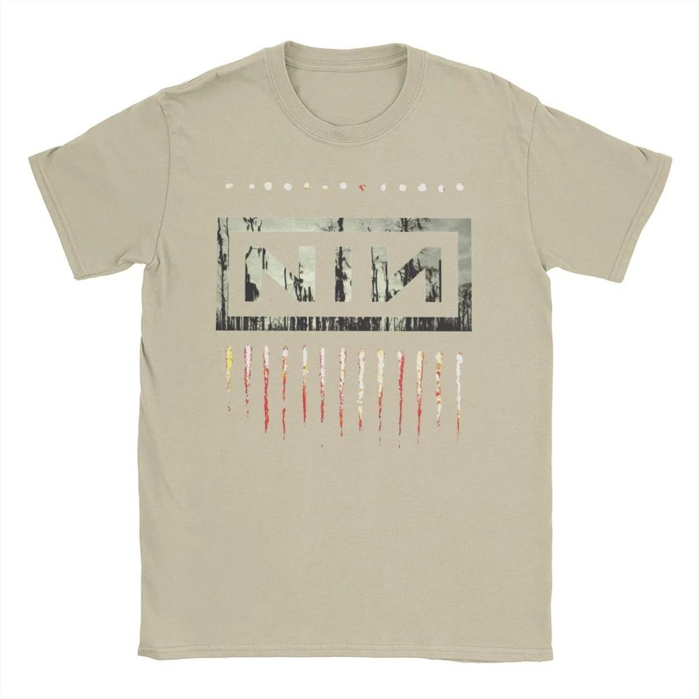 Nine Inch Nails NIN Rock Band Apparel Men's Women Cotton T Shirt Cotton Tee Print Oversized T-shirt Summer Unisex Clothes Cotton
