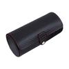 Travel Watch Case Roll Organizers Accessory For Men PU Leather Display Holder With 3 Slots Elegant Handwoven Pattern