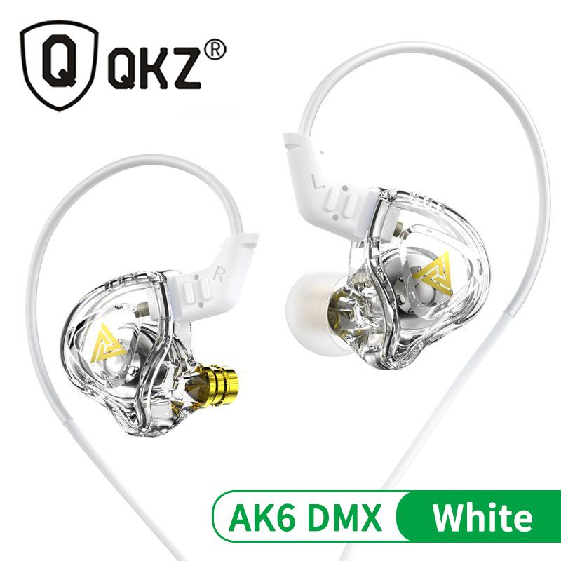 Original QKZ AK6 ARES/DMX/AKX Kopfhörer HIFI Schwerer Bass In-Ear-Monitor Kabelgebundene Kopfhörer mit Mikrofon Geräuschunterdrückung Sport Spiel Musik