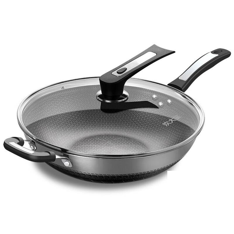 COOKER KING BZ50908 316 Stainless Steel Non-Stick Stir-fry Pan