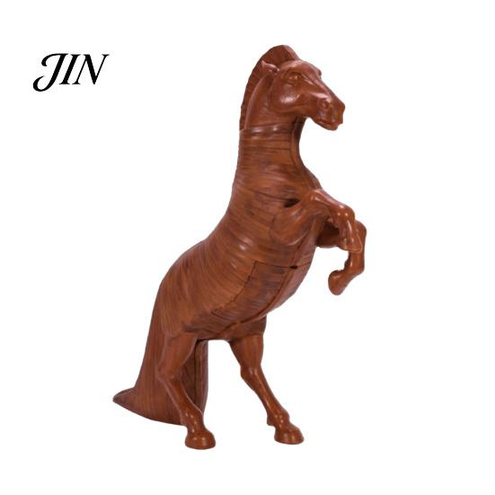Trojan Horse Popcorn Container 3D Printed Standing Figurines Containers, Modern Desk Figure, Dual Use Snack And Decor Box Sculpture Bucket for