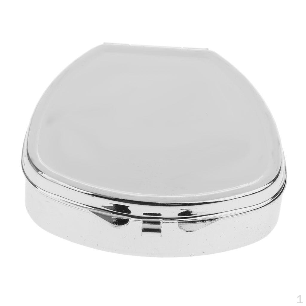 

Portable Metal Pill Box Healthy Medicine Tablet Holder Organizer Container Case Pattern 6