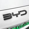 Do BYD Seal 06 DMI Seal 06 EV Modyfikacja Przedniego Godła Samochodu Czarny Wojownik Naklejki na Emblemat Samochodu Stylizacje Logo z Włókna Węglowego