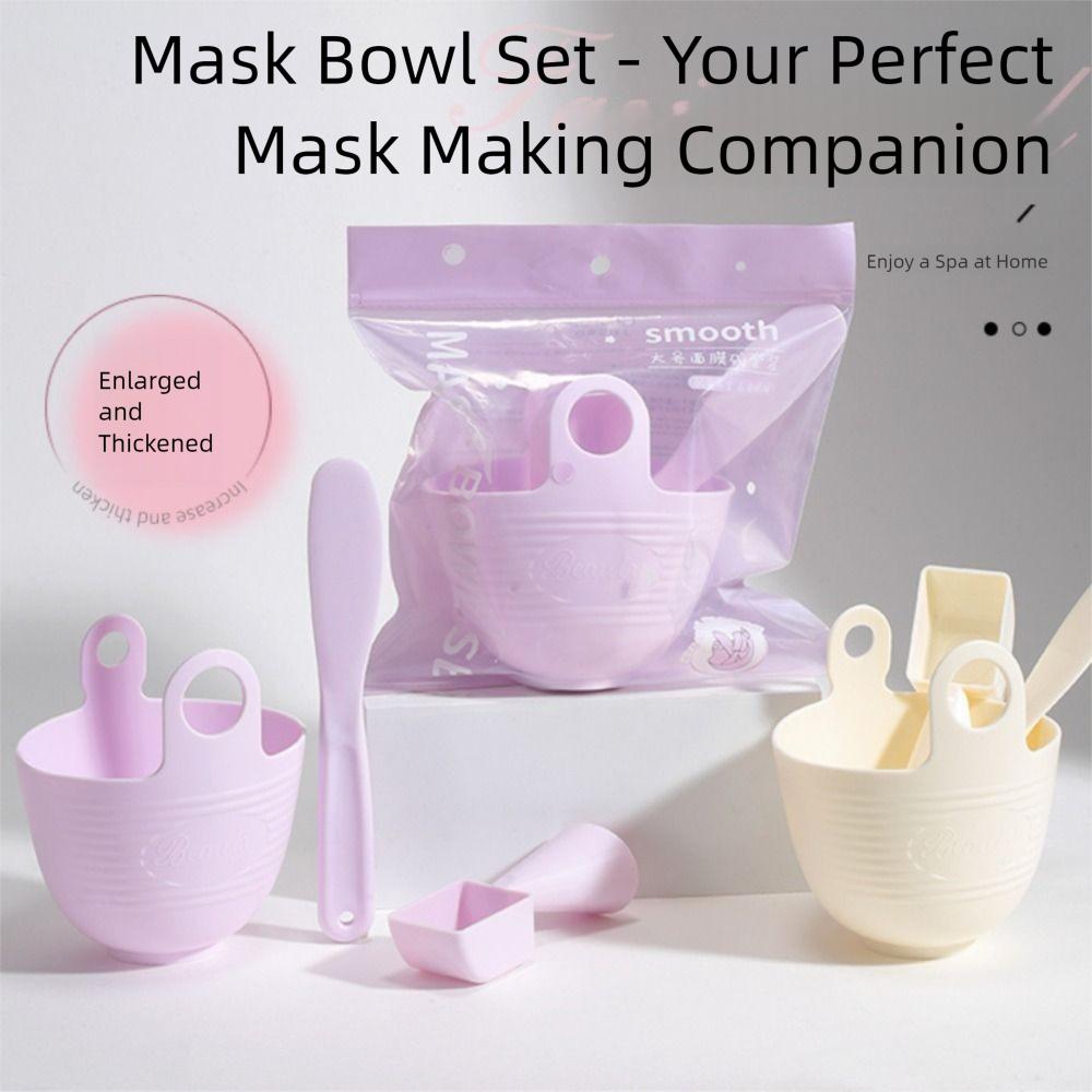 3/4Pcs Face Care Facial Mask Tools Kit Silicone Makeup Tool Kits  Skin Care Routine