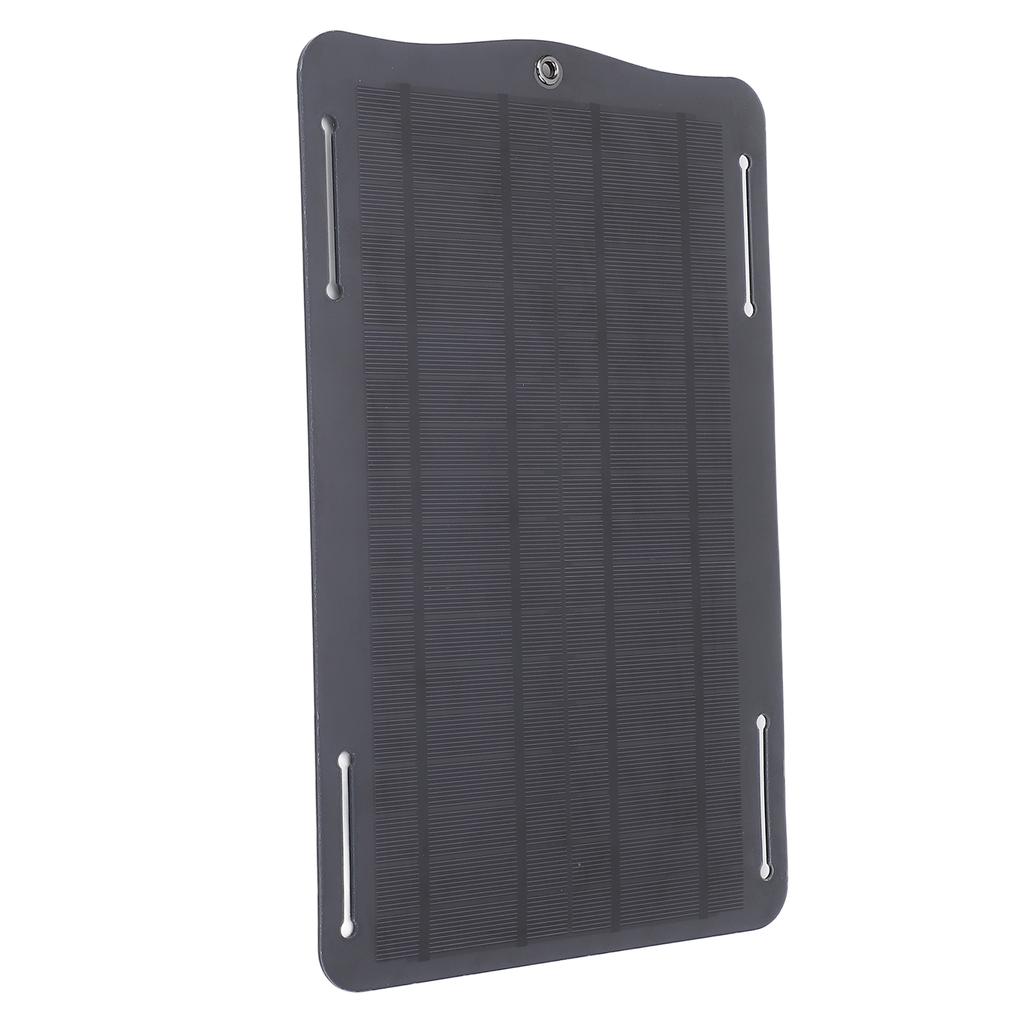 18V 10W Portable Solar Panel Charger Monocrystalline Silicon for 12V 18V Battery Car Motorcycle Tractor Boat