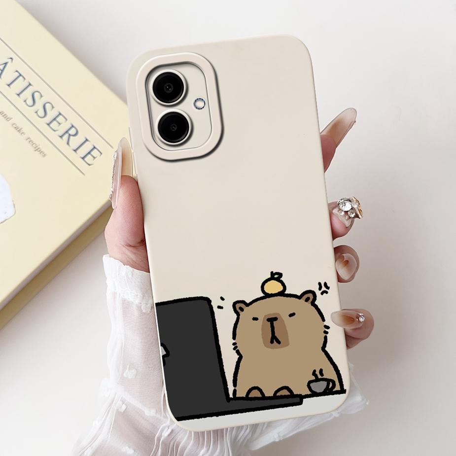 For Samsung Galaxy A06 Case SM-A065F Cute Panda Cartoon Cover Shockproof Phone Case For Samsung A06 A 06 GalaxyA06 4G Soft Shell