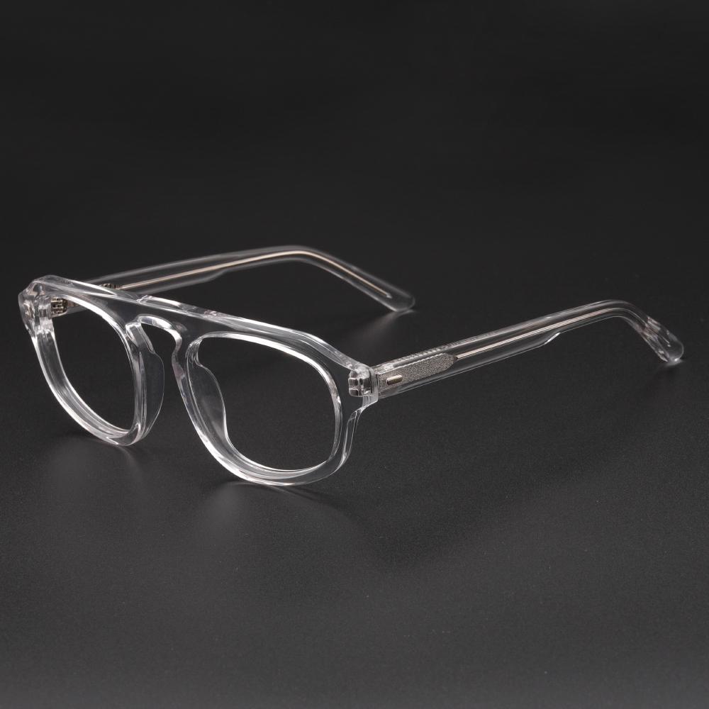 

Fake Glasses Men Women Clear Lens Luxury Brand Vintage Handmake Acetete Frame Trendy Optical Myopia Hyperopia Eyeglasses Frame