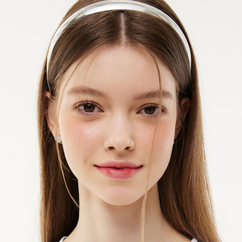 

VVV Металлический ободок для волос _ Серебристый Silver