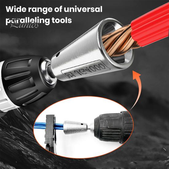 Wire Twister Tool Electrical Power Drill Wire Connector Heat-Resistant Rustproof Reusable Wire Nut Twister Cable Stripping Tool