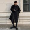Woolen Coat Men's Winter Thickened Mid-length Korean Style Trendy High-end Knee-high Windbreaker Woolen Coat