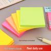 Multicolor Sticky Notes: Creative Fluorescent Memo Pads with Reusable Adhesive for Students
