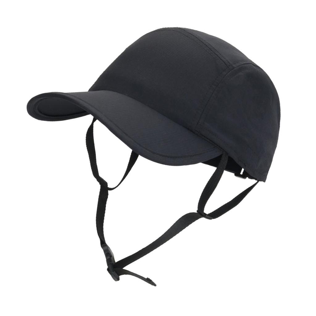 Outdoor Sports Sun Hat With Secure Neck Strap UV Blocking Nylon Fabric Adjustable Fit For Men Women