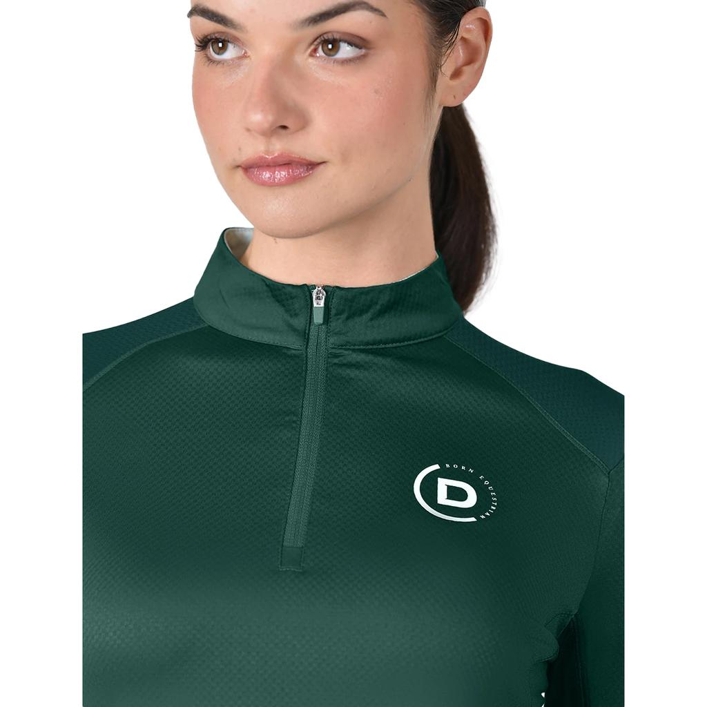 DUBLIN Womens/Ladies Breathable Long-Sleeved Riding Top