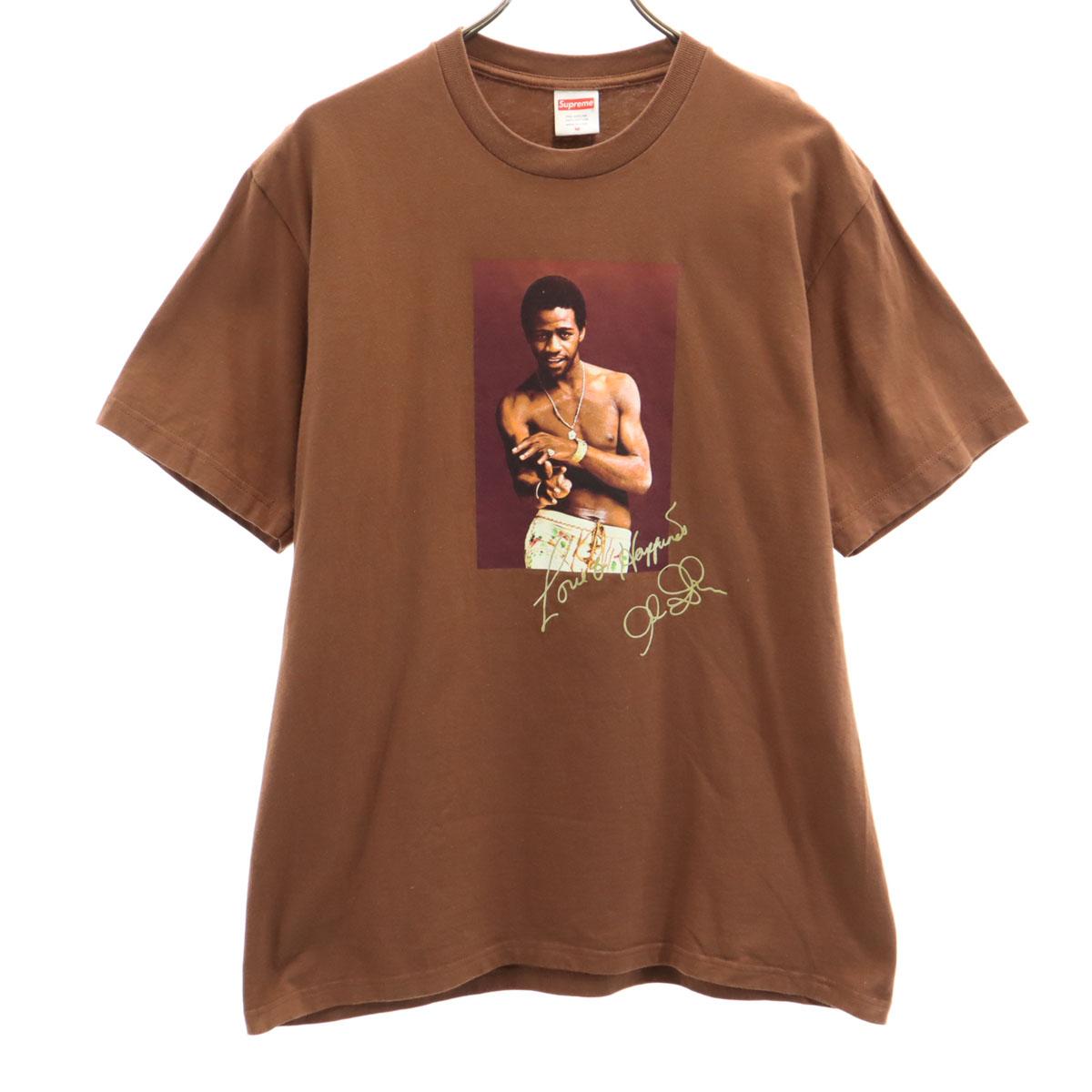 

Supreme 22SS Сделано в США AI Зеленая футболка с коротким рукавом M Коричневая Мужская Б/У