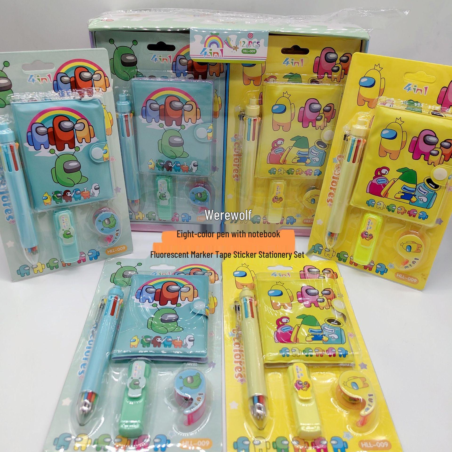 Sanrio Strawberry Bear Stationery Set - Perfect for Primary Student Gifts, June 1st Celebrations, Kids Party Favors, or Kindergarten Graduations.