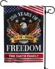250 Anniversary Garden Ag, Personalized America 250th Anniversary Banner USA 4th of July Patriotic Freedom Yard Sign Doubl GGO
