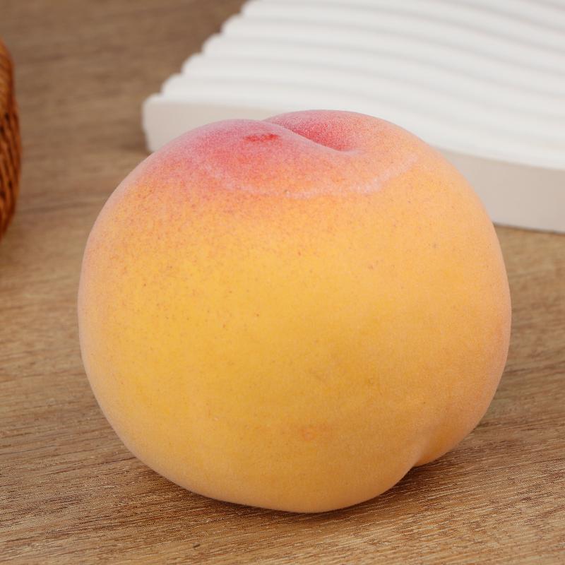5Pcs 7Cm Artificial Peach Home Kitchen Decoration Fake Fruits Festive Party Supplies Simulation Ornament Pography Props