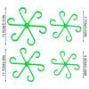 4pcs Climbing Plants Support Clips Flower Stem Collection Fixing Rack Climbing Support Frame for Climbing Alocasia Monstera Vine