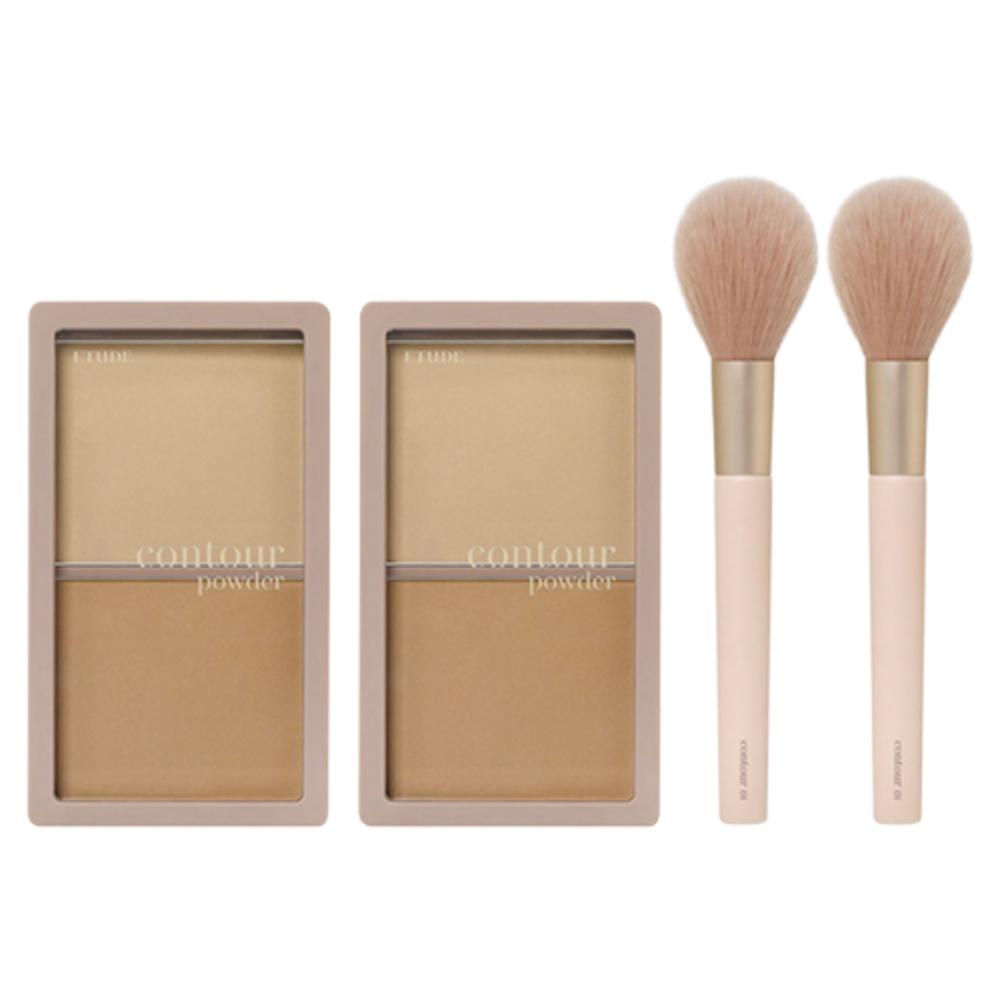 Etude Shadow Shading 10g + Jaw Brush Special Set No. 1 Re-creation 2 Pcs