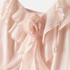 Women's Elegant V-Neck Ruffle A-Line Dress