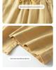 Summer 2026 Women's Yellow Wide-Leg Pants: Ice Silk Lyocell Linen Blend