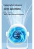 Compact USB Desktop Fan with Digital Display - Silent High-Speed for Office & Home