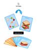 Wooden Play Food Set: French Fries, Hamburger, Bread & Pizza for Kids' Educational Role Play