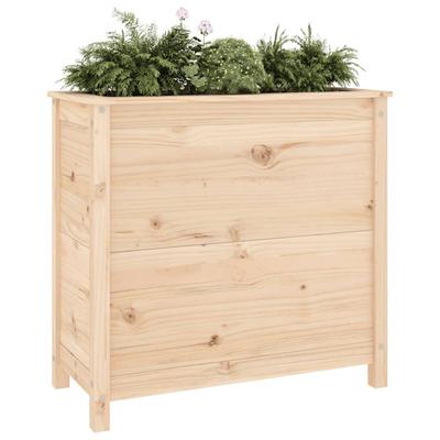 Plant Pot 82.5 X 40 X 78 Cm Solid Pine Wood