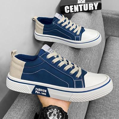 Men's Summer New Breathable Versatile Skateboarding Shoes Men's Soft Bottom Casual Sports Trend Fashion Canvas Shoes