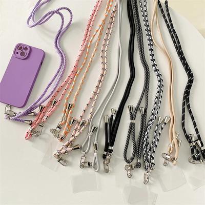 Bunte Handygurte Lanyard Niedliche Sport verstellbare Lanyards Stilvoller langer Telefonseilanhänger für iPhone 14Pro Nylonband