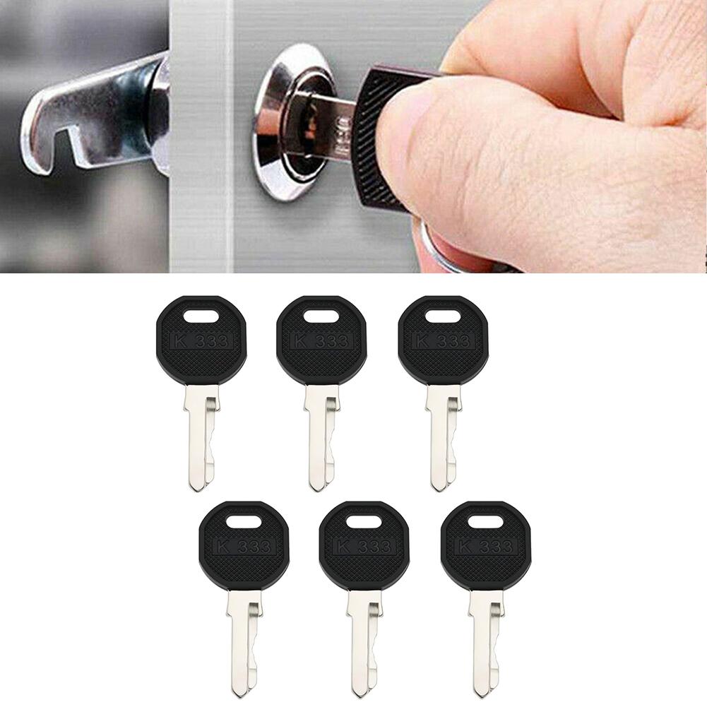 6pcs Cabinet Key Replacement for EK333 333 110811 1108U35 Compatible with For APC and For Hoffman Lock Systems