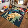 Colorful Gaming Controller Print Carpet for Living Room or Bedroom Decor Suitable for use as an anti-slip for living room bedroom sofas